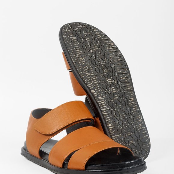 Marni Fussbett Brown Leather Sandals - Picture 4 of 10